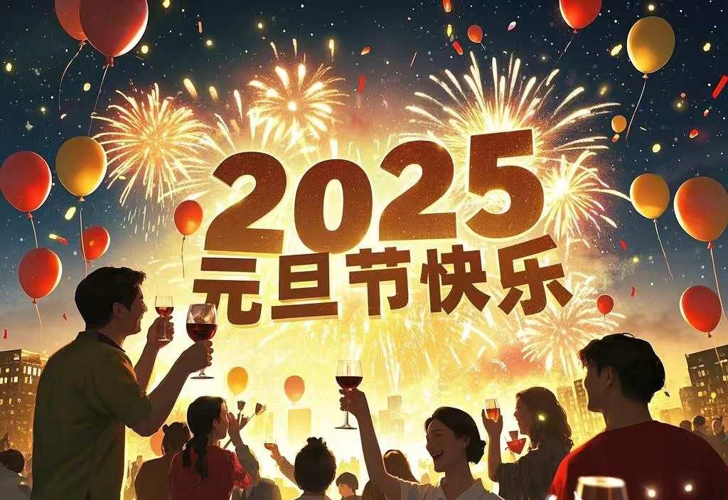 Notice of New Year's Day holiday in 2025